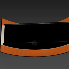 Curved Sconce Wall Mount 3d model