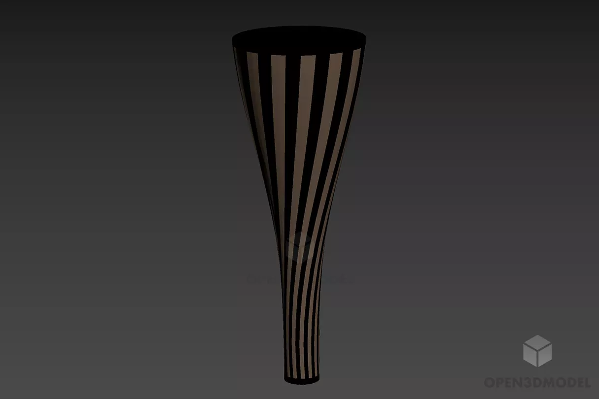 Twist Vase 3d model Twist Vase 3d model
