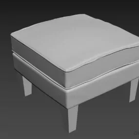 Ottoman Furniture Seat Assentox 3d model