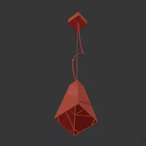 Stylist Shade Small Pendant Lamp 3d model