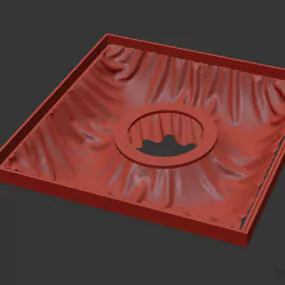 Curtain Celling 3d model