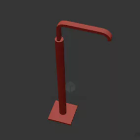 Kitchen Sink Faucet Stainless Steel 3d model