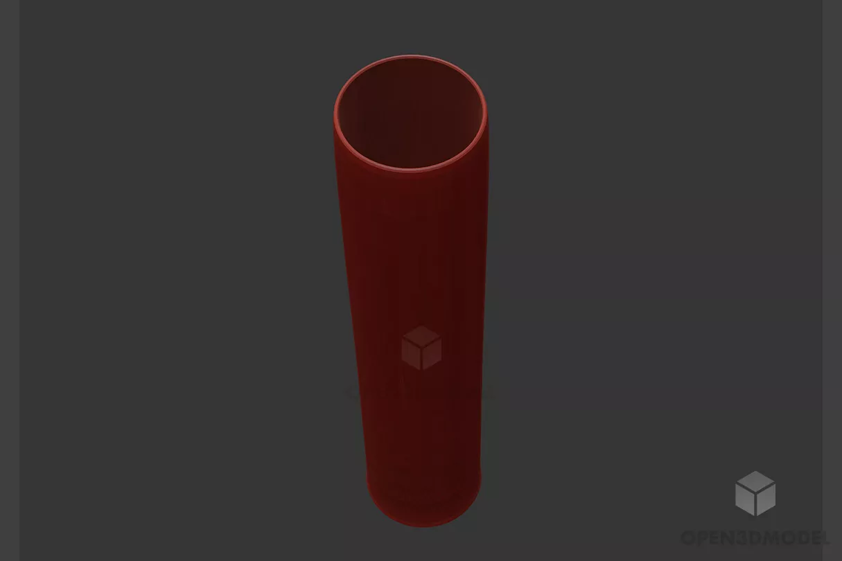 Vase Dry Branches Case 3d model