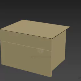 Nightstand Locker 3d model