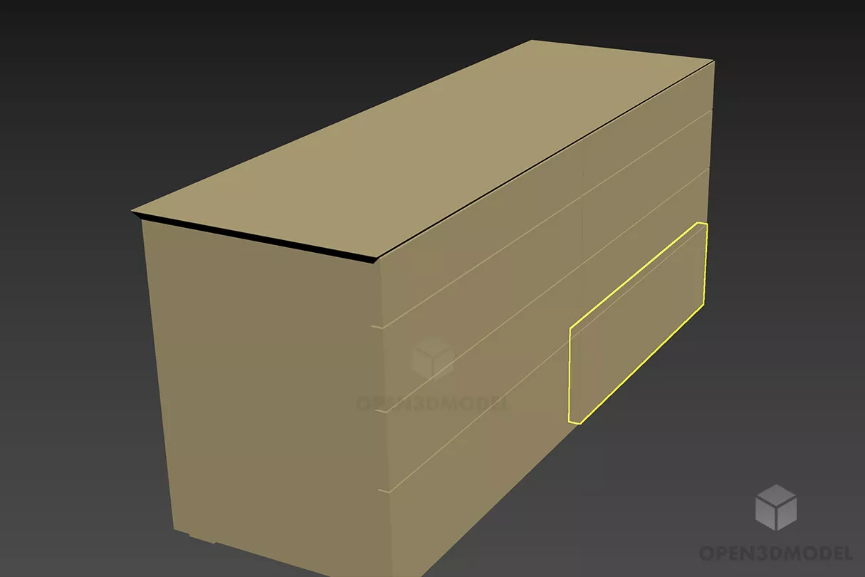 School Locker 3d model School Locker 3d model