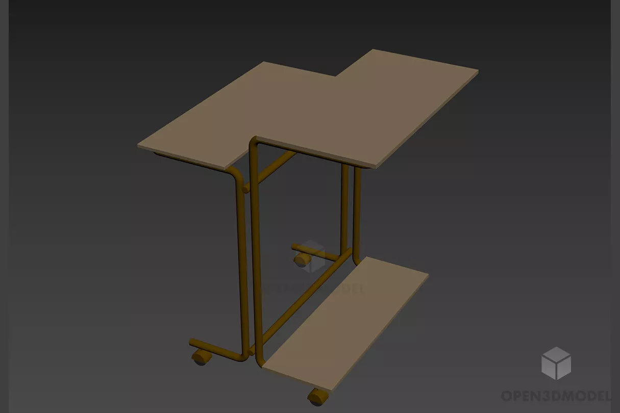 Table Computer Desk 3d model Table Computer Desk 3d model