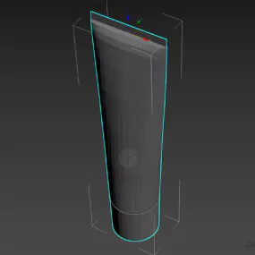 Toothpaste Cosmetic Bottle 3d model