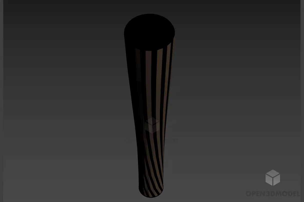 Porcelain Vase Smooth Shape 3d model