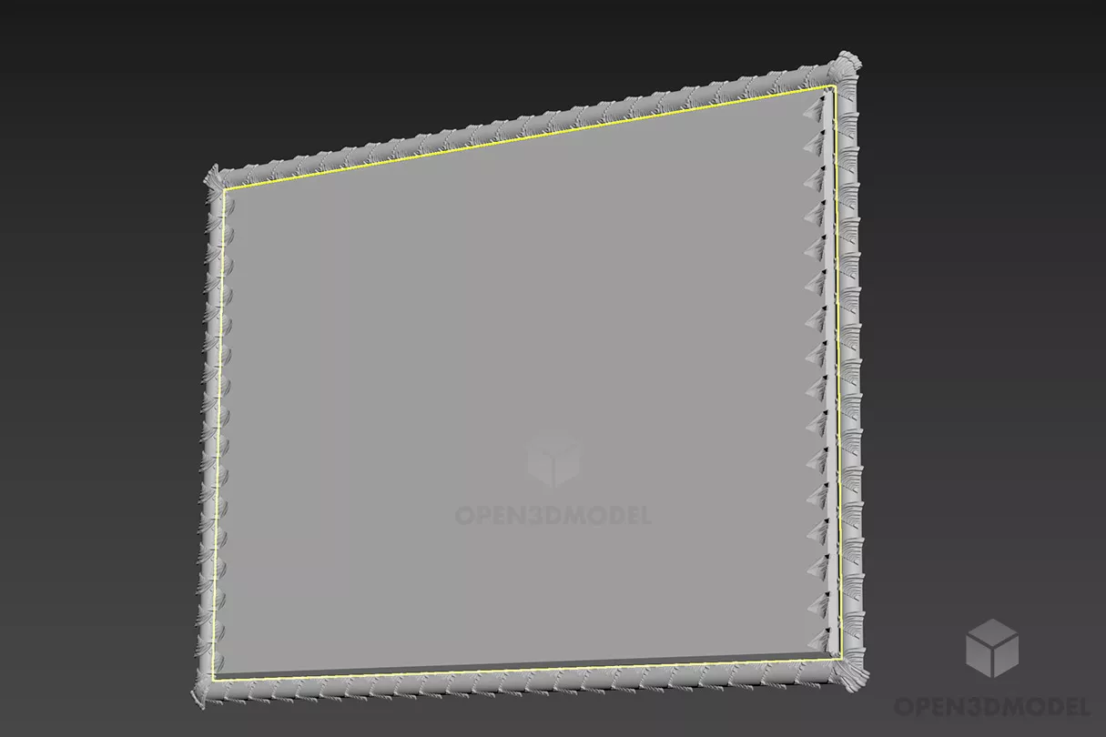 Stand Mirror Turri 3d model