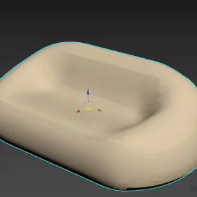 Soft Bag Sofa 3d model