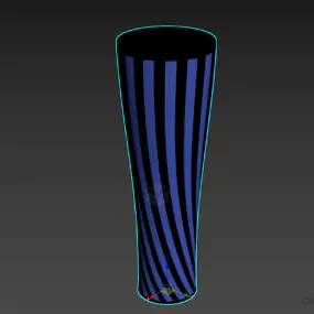Vase Decorative Cup Shape 3d model