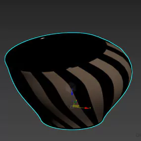 Vase Decorative Basket Shape 3d model