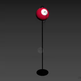 Sphere Torchere Floor Lamp 3d model