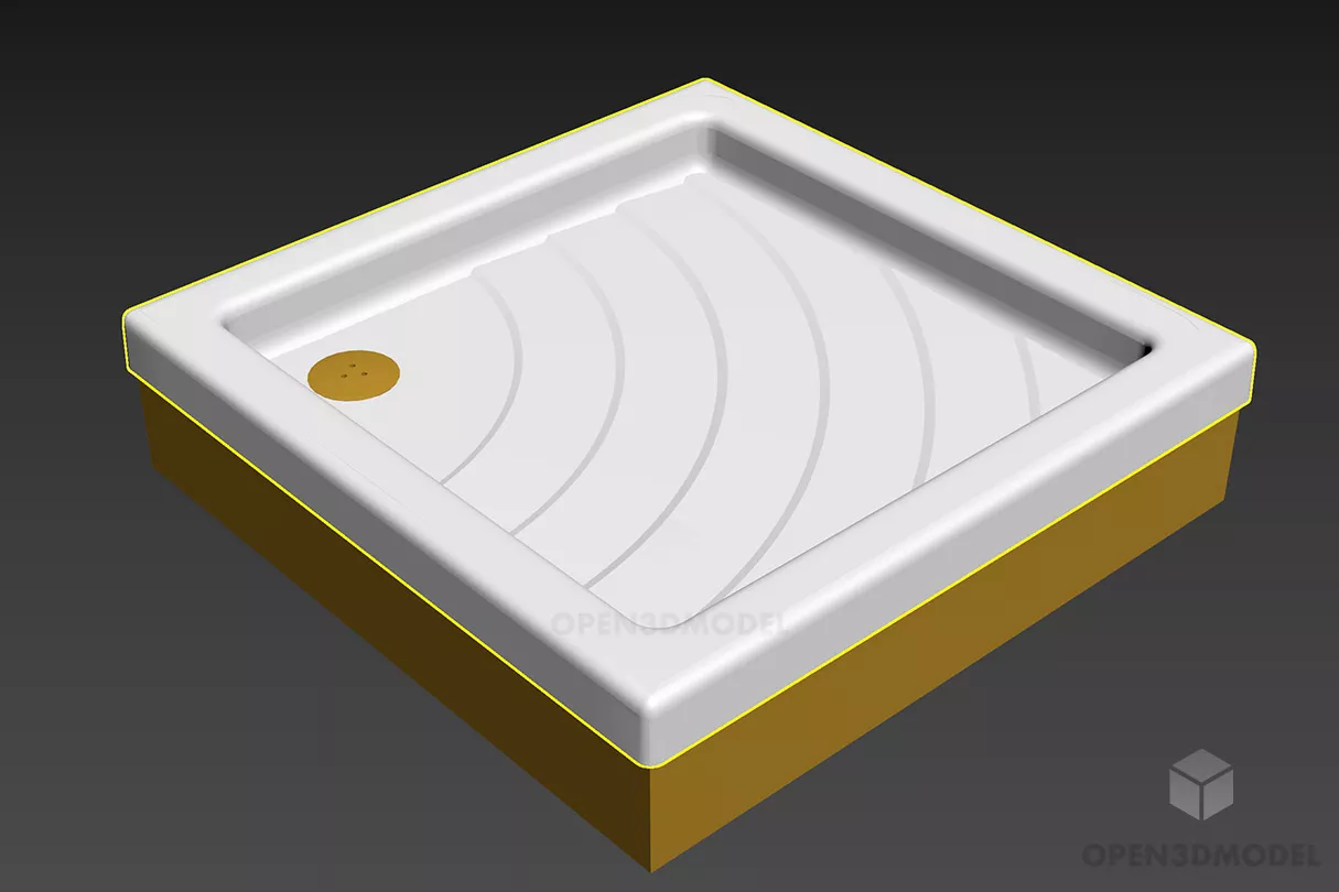Multifunction Stainless Steel Shower 3d model