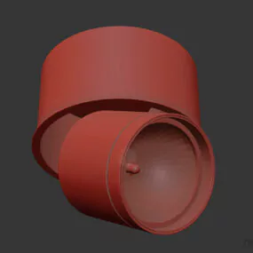 Small Spot Lamp, Ceiling Lamp 3d model
