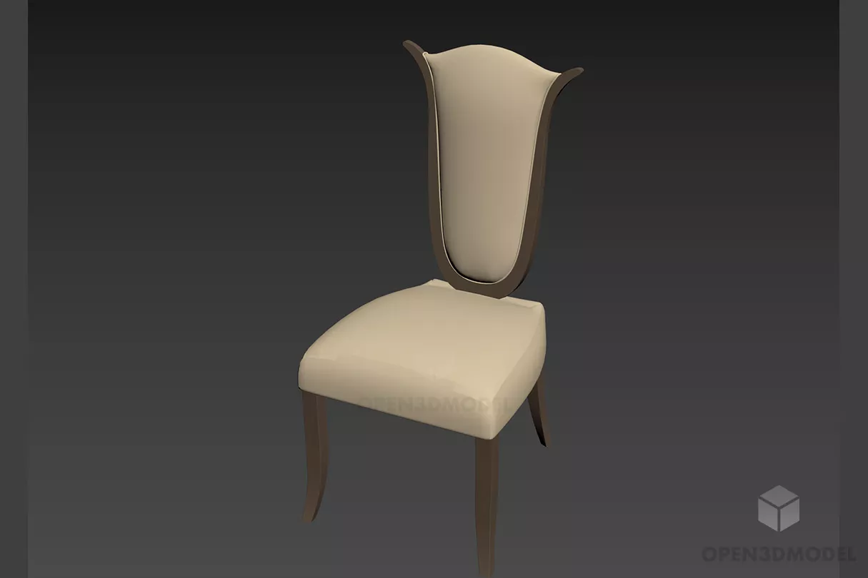 Modernism Plastic Chair Benjamin 3d model