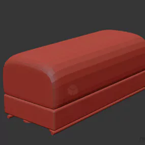 Thick Upholstered Seat 3d model