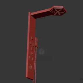 Bathroom Shower Massage Set 3d model