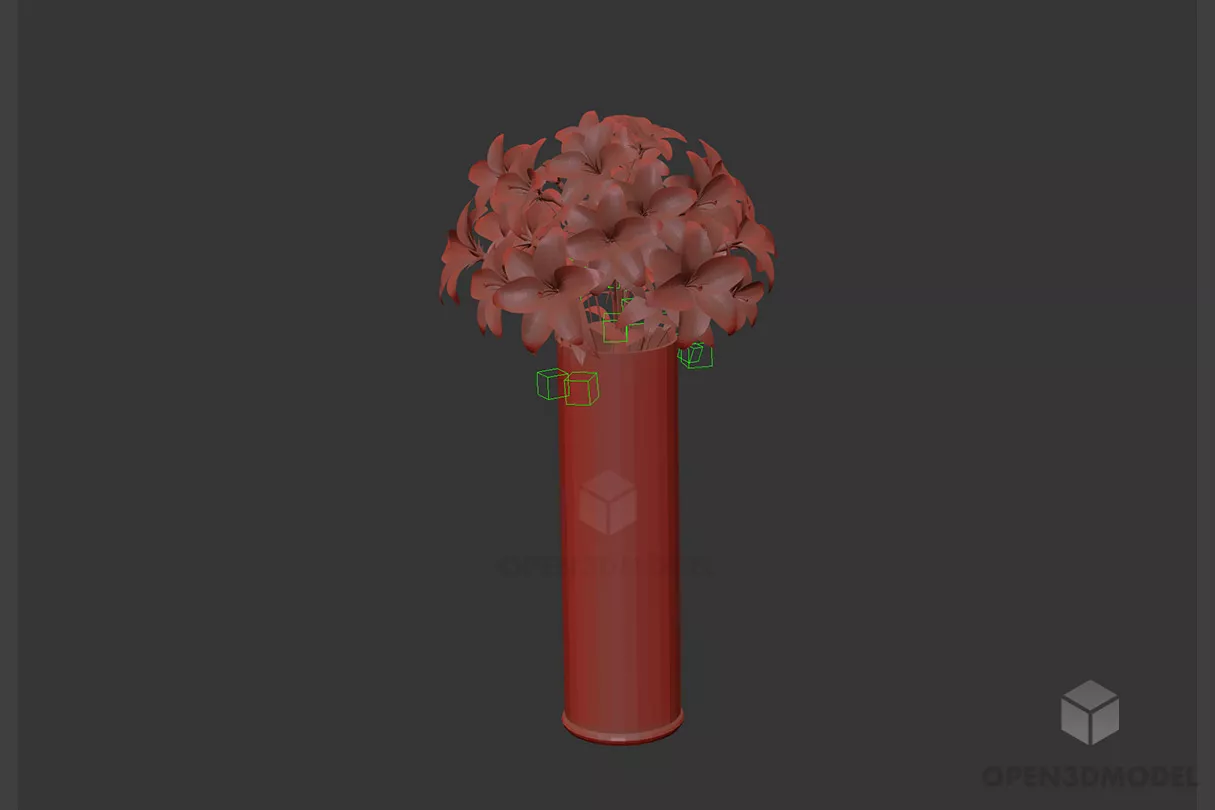 High Vase 3d model