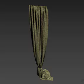 Wrinkle Curtain 3d model