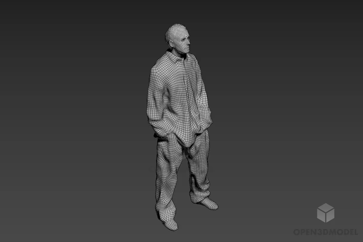 Lowpoly Man 3d model Lowpoly Man 3d model
