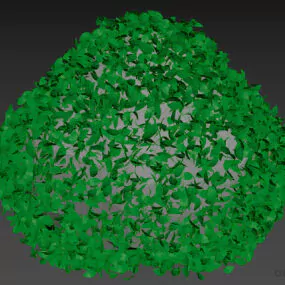 Bush Front Door 3d model