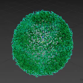 Outdoor Sphere Bush Plant 3d model