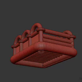 Inflatable Toy House Sport Equipment 3d model