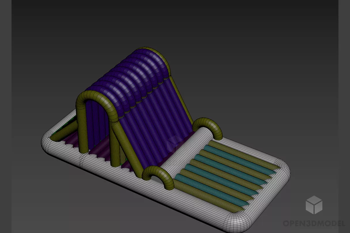 Inflatable Slide Playground 3d model Inflatable Slide Playground 3d model