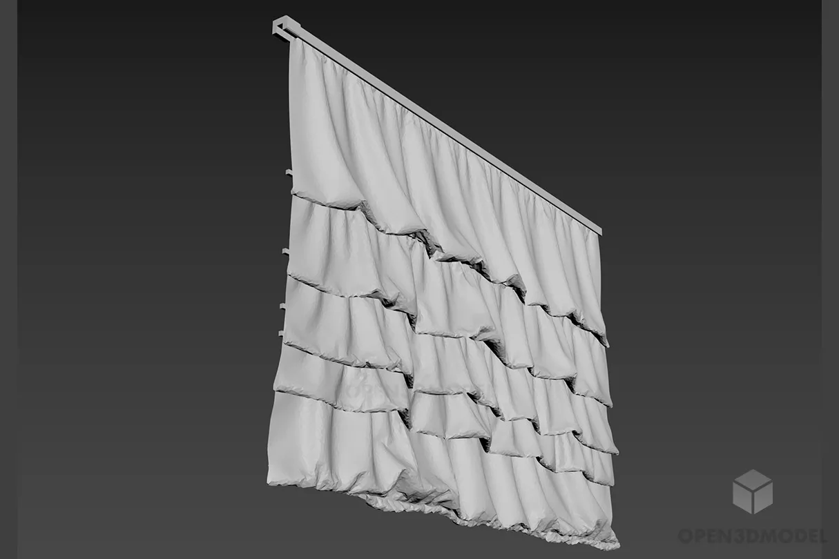 Office Leaf Plant For Decoration 3d model