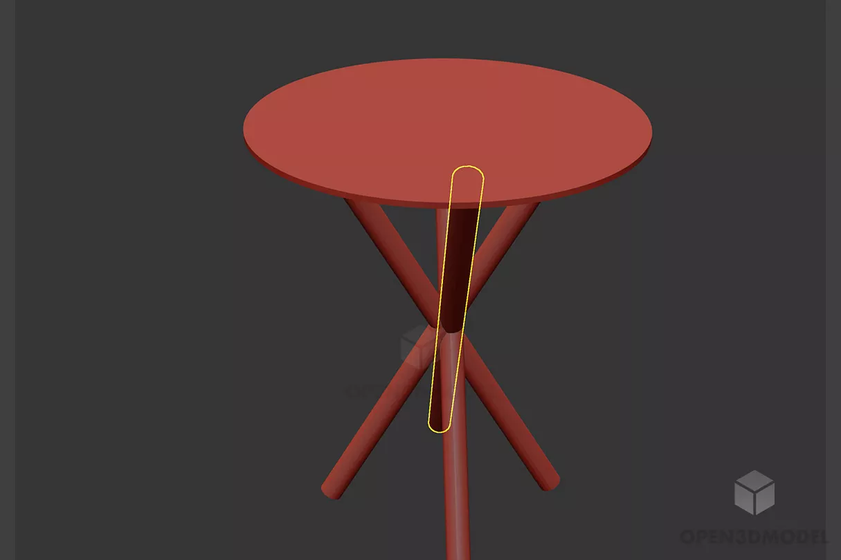 Art Coffee Table Fratelli, Round Shape Table 3d model