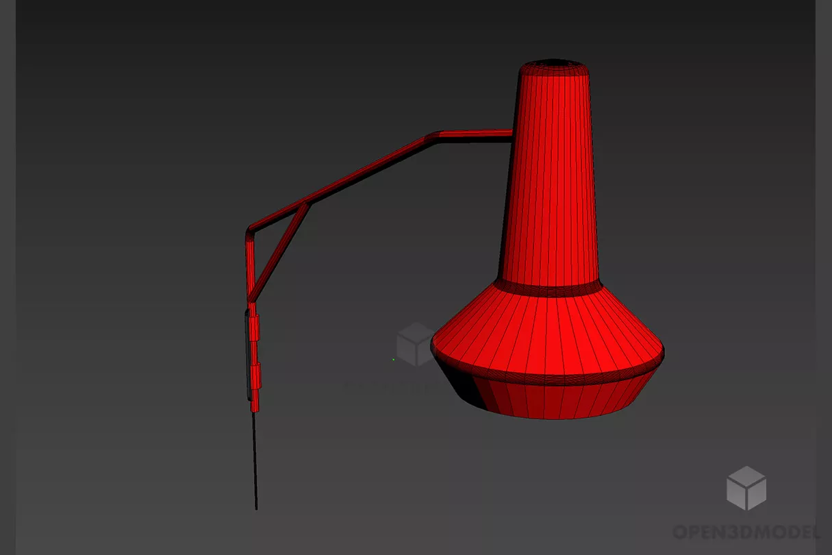 Studio Lamp, Dual Spot Light 3d model