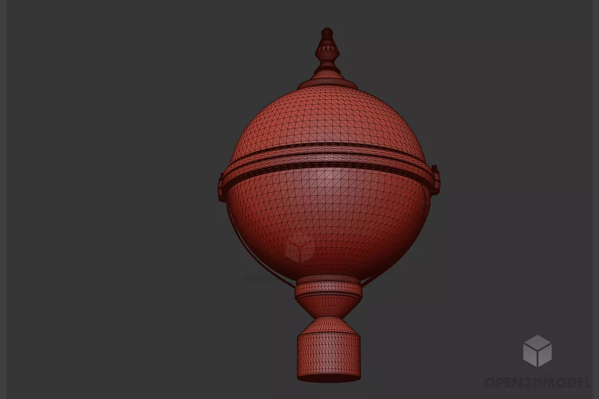Floor Lamp Torchere Lamp Lyon 3d model