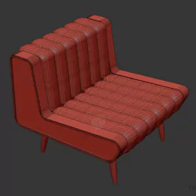 Inflatable Armchair Furniture 3d model