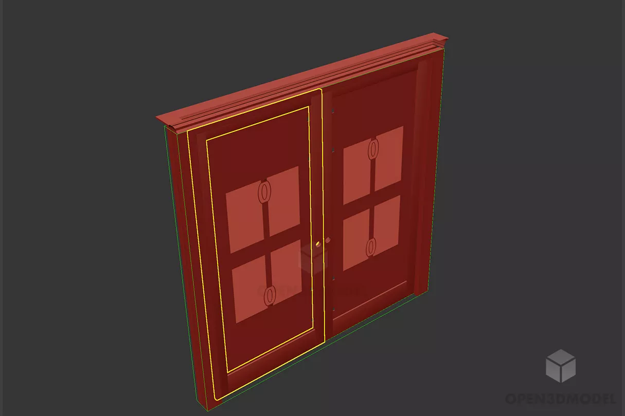 Frame Slide Board 3d model