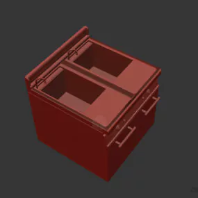 Sink Kitchen Restaurant Equipment 3d model
