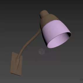 Sconce Lamp Curved Able Arm 3d model