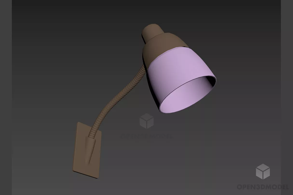 Pendant Lamp Smooth Cone Shape 3d model