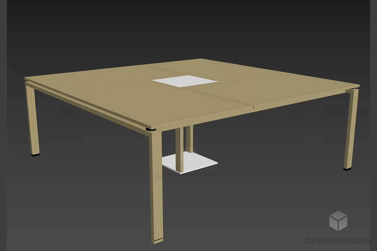 Rectangle Coffee Table 3d model