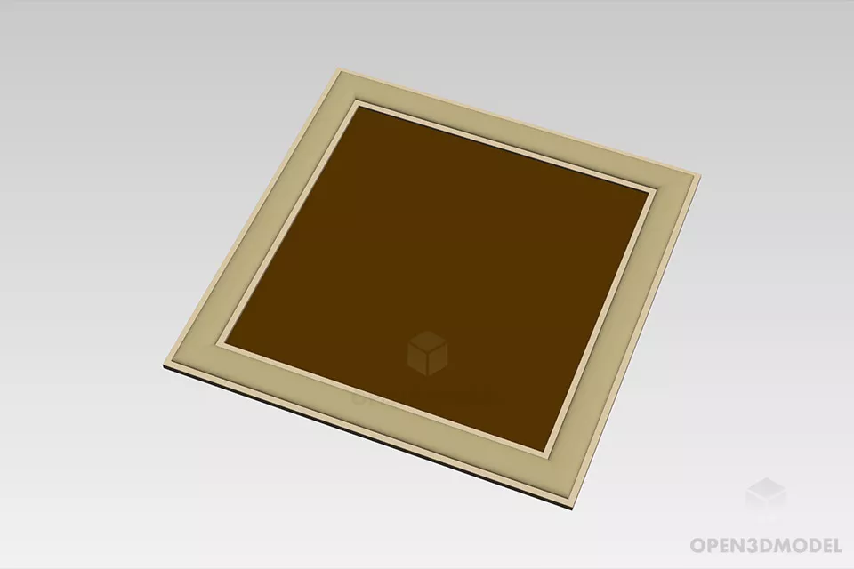 Curved Top Frame, Curved Fence 3d model