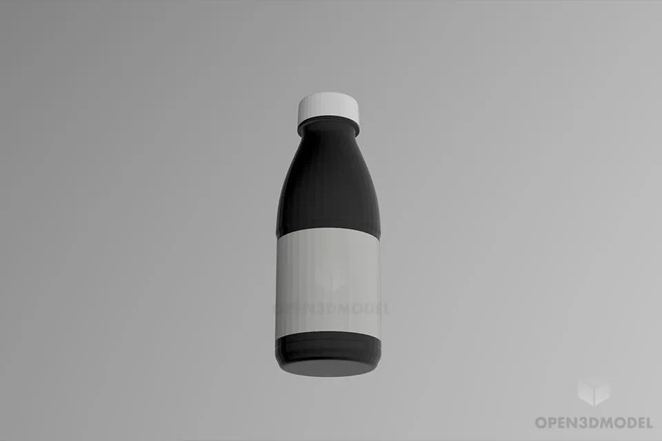 Spices Bottle 3d model Spices Bottle 3d model