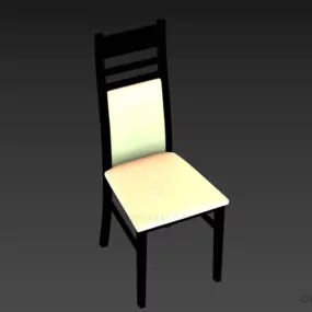 Single Chair, Dining Chair 3d model