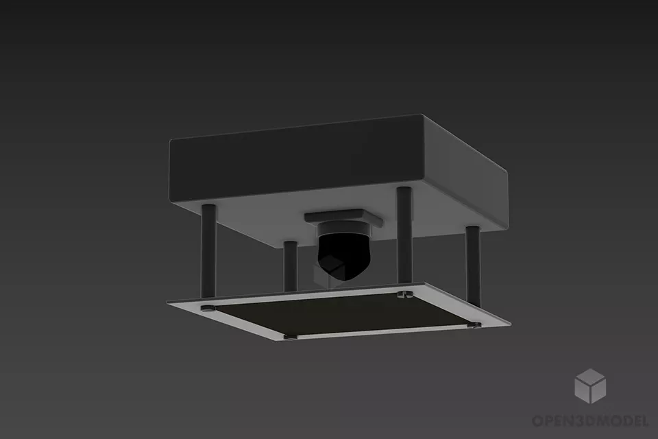 Modern Pendant Lamp Edge Shade 3d model