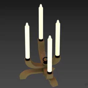 Table Candlestick 3d model