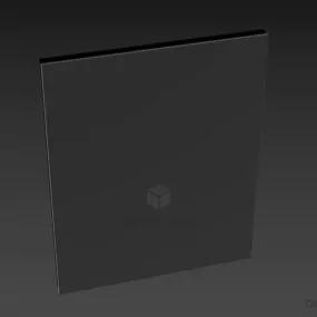 Mirror On Wall 3d model