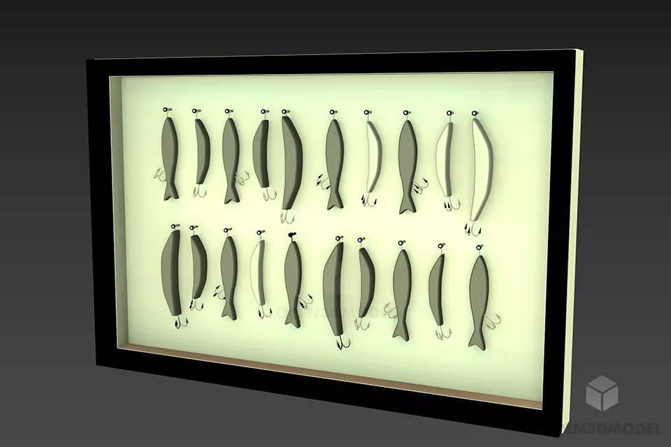 Frame Decoration Hook Board 3d model Frame Decoration Hook Board 3d model