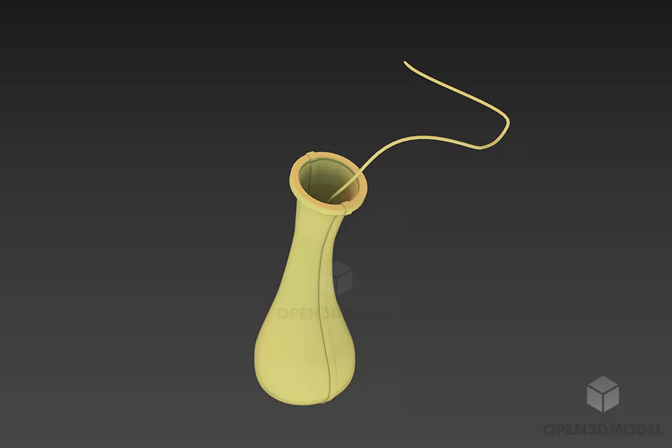 Art Curved Vase 3d model Art Curved Vase 3d model
