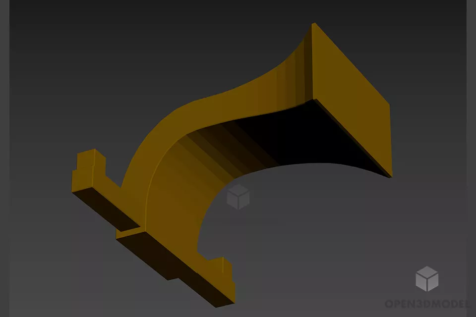 Towel Rack Round Shape 3d model