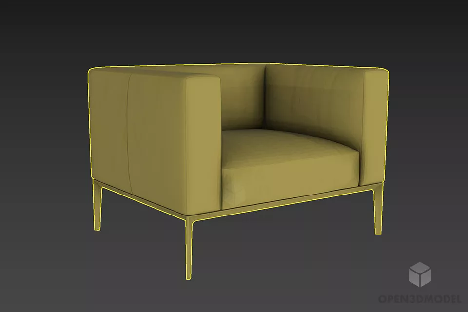 Egg Armchair Fritz Hansen 3d model