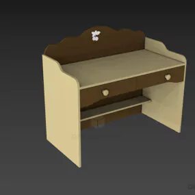 Kid Study Table 3d model